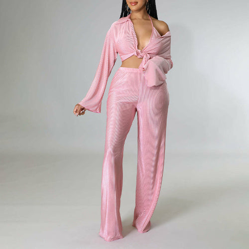 Solid Color Three Piece Sets
