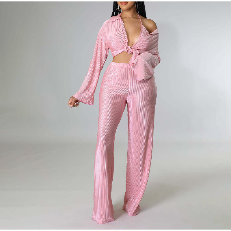 Solid Color Three Piece Sets