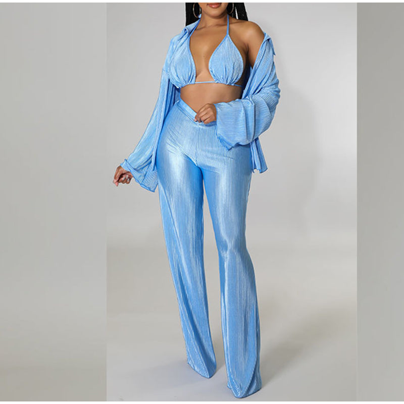 Solid Color Three Piece Sets