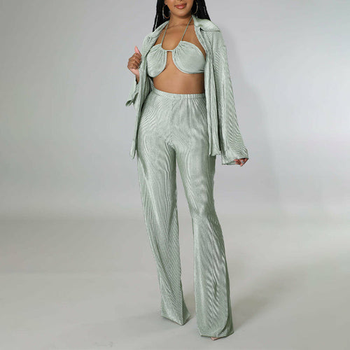 Solid Color Three Piece Sets